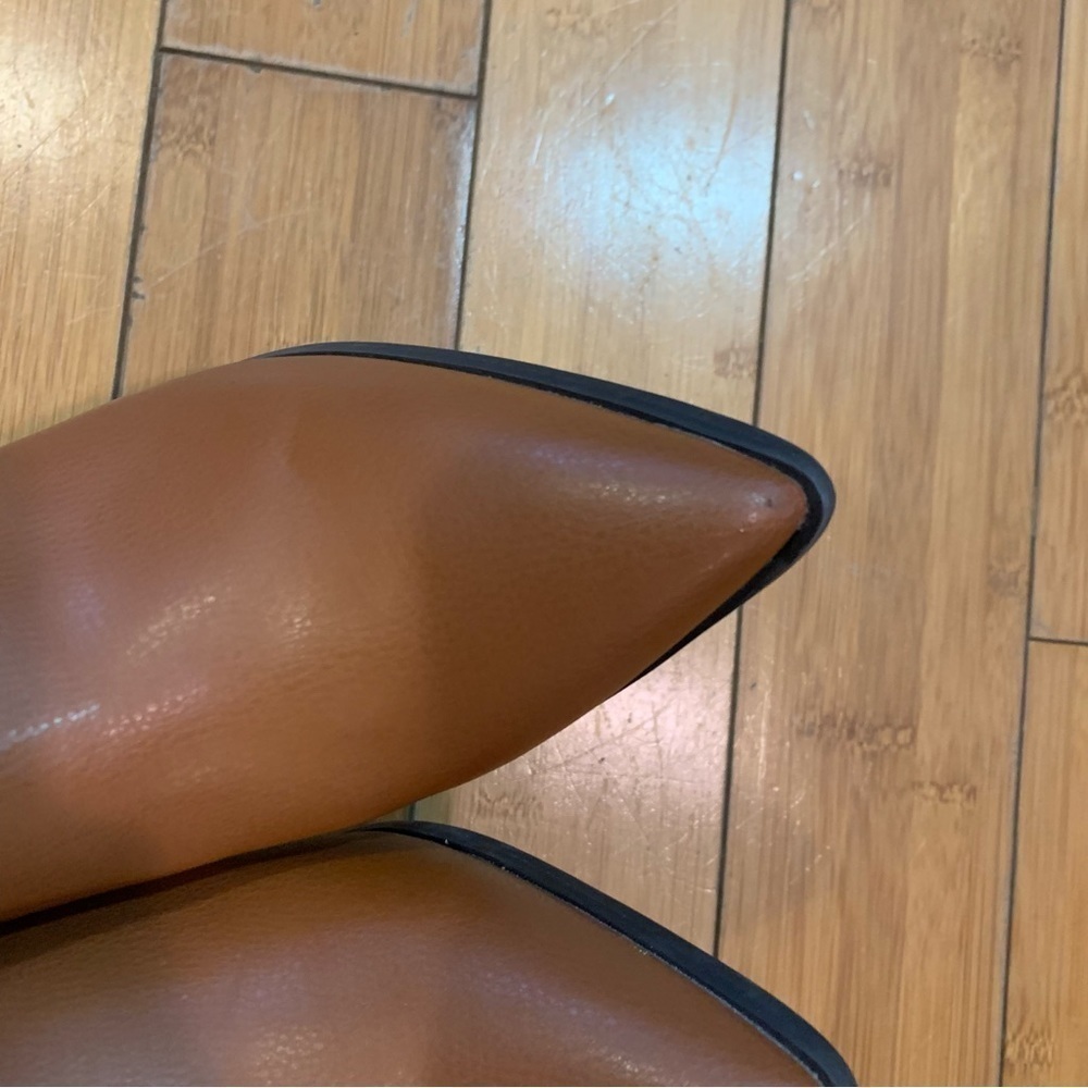 Paolo Sadie Block Heel Boot In Cognac - image 5